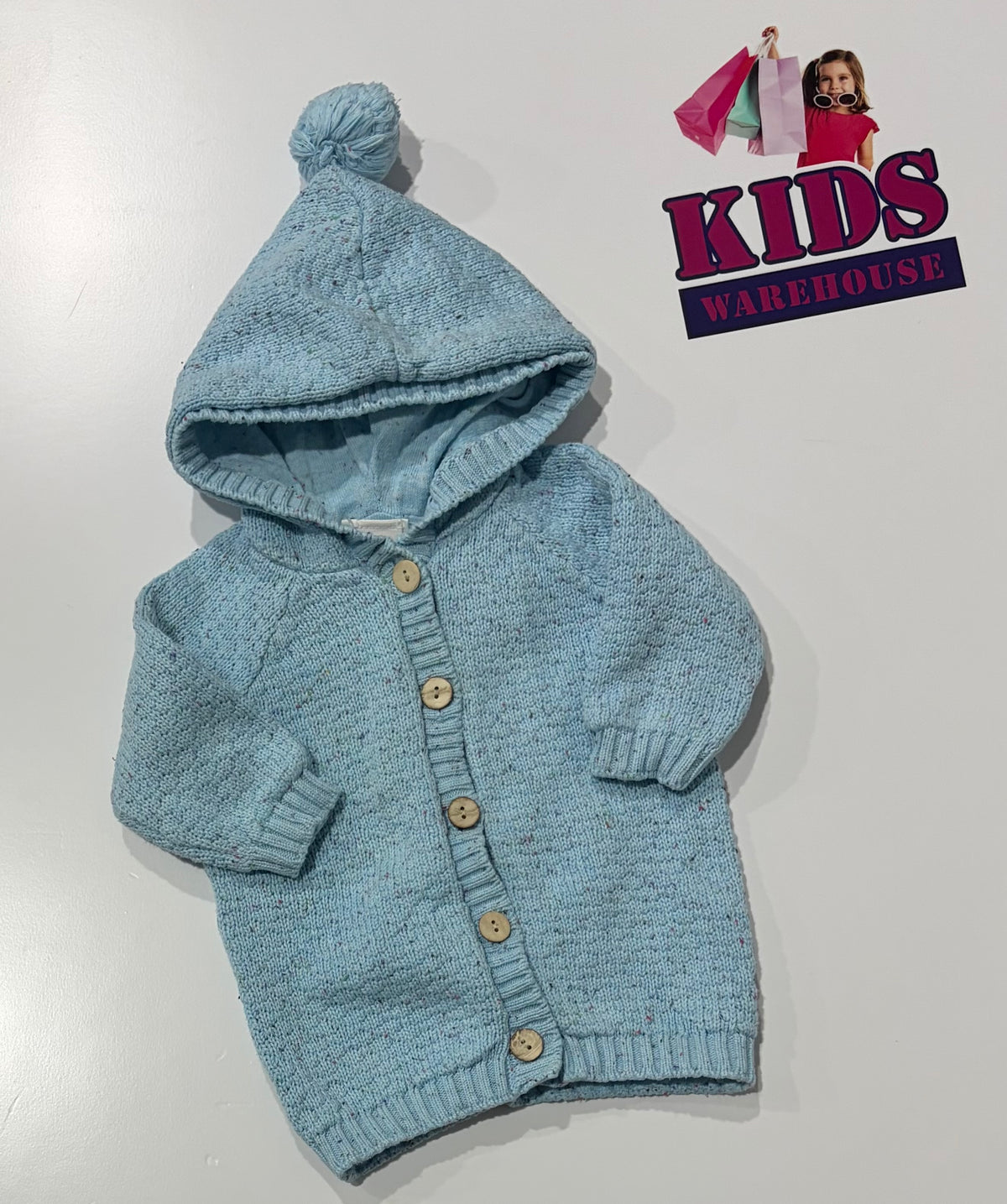 Seed Heritage Blue Knit Jumper Size 000