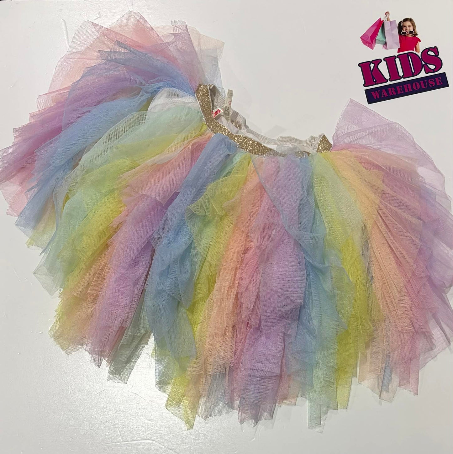 Cotton On Little Princess Rainbow Skirt Size 1-2