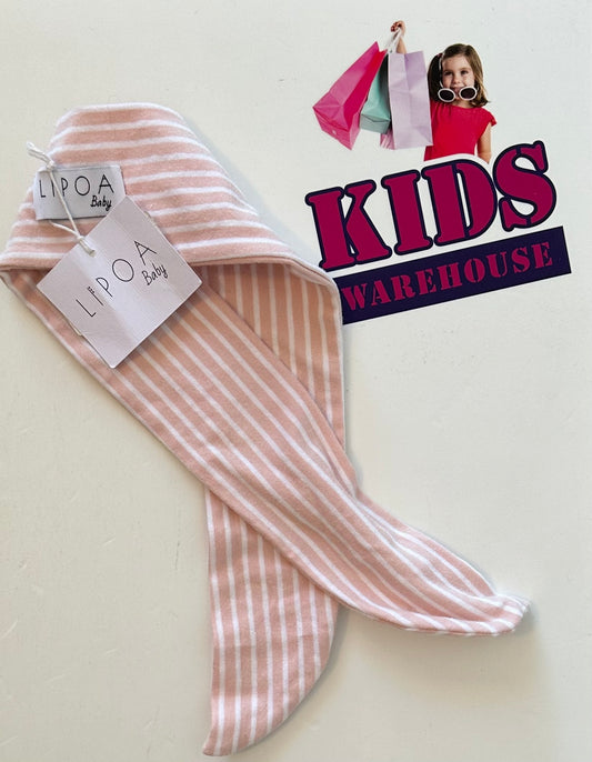 New Lipoa Baby Pink & White Stripe Headband