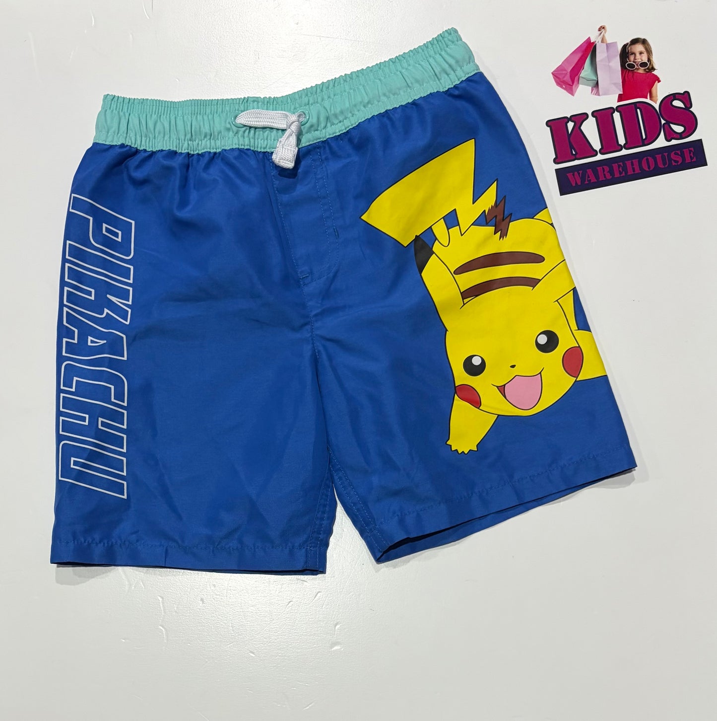 Pokémon Blue, Character Print Shorts Size 6
