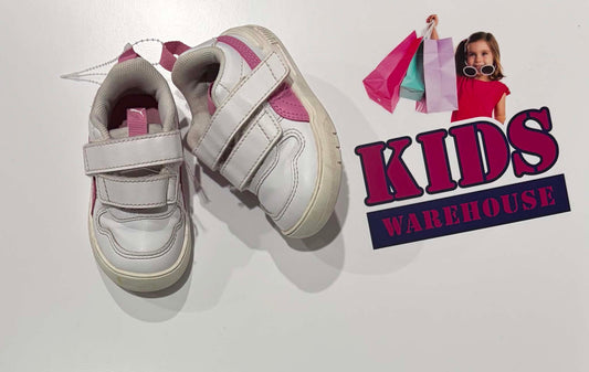 Puma White, Pink Runners Size US4/UK3 (Toddler/Child)
