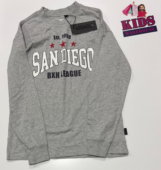 Not Used Bauhaus Grey, San Diego Long Sleeve Top Size 12
