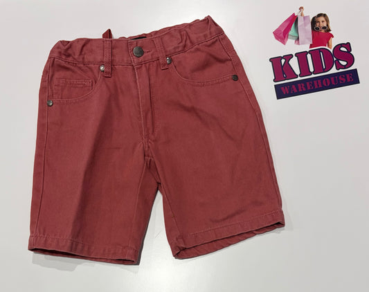 Urban Maroon Denim Shorts Size 6
