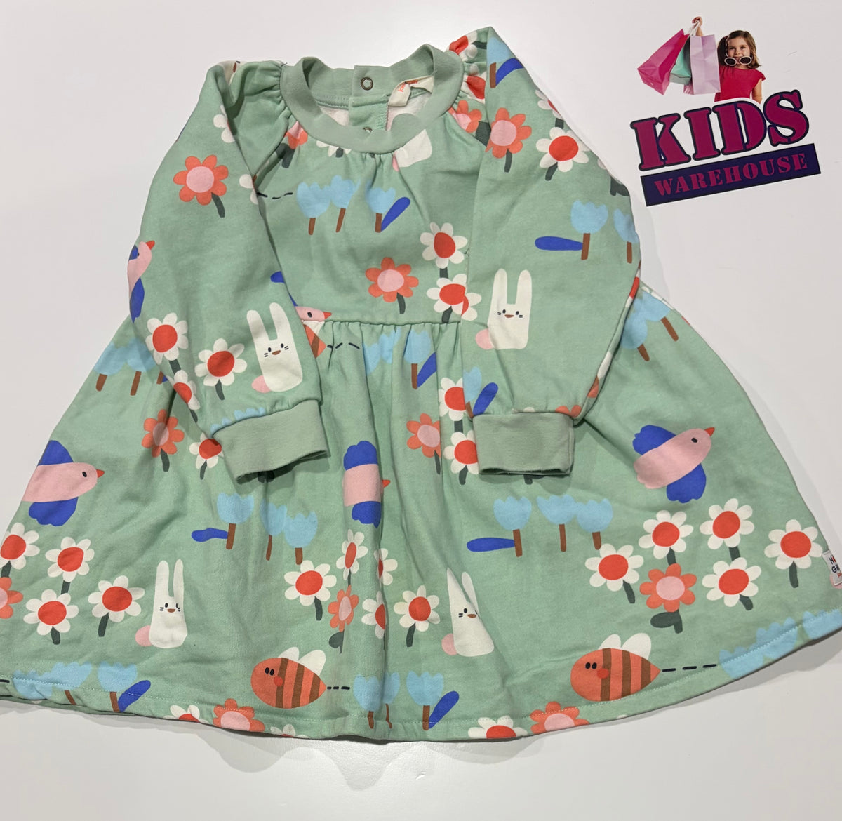 Jack & Milly Green, Floral Print Dress Size 5