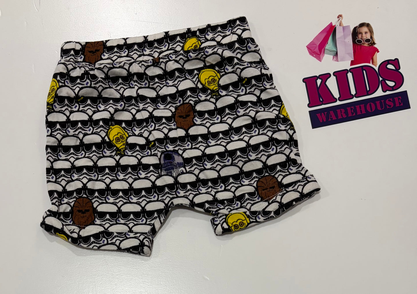 Star Wars Storm Trooper, Character Print Shorts Size 0