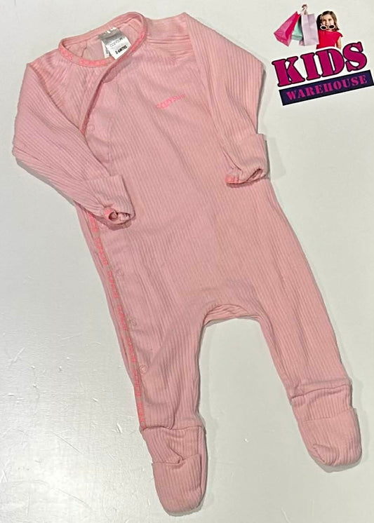 Bonds Pink Cozysuit Size 00