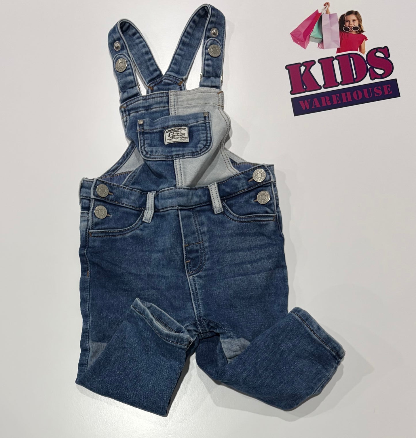H&M Denim Overalls Size 1