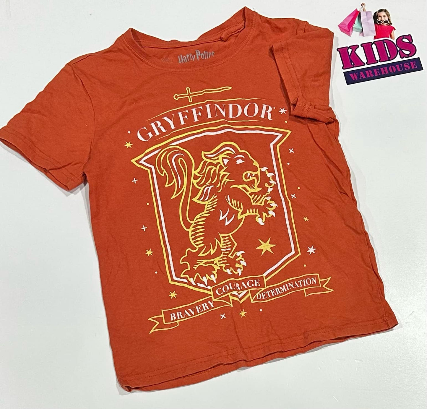 Harry Potter Zing Orange Gryfindor Top Size 6