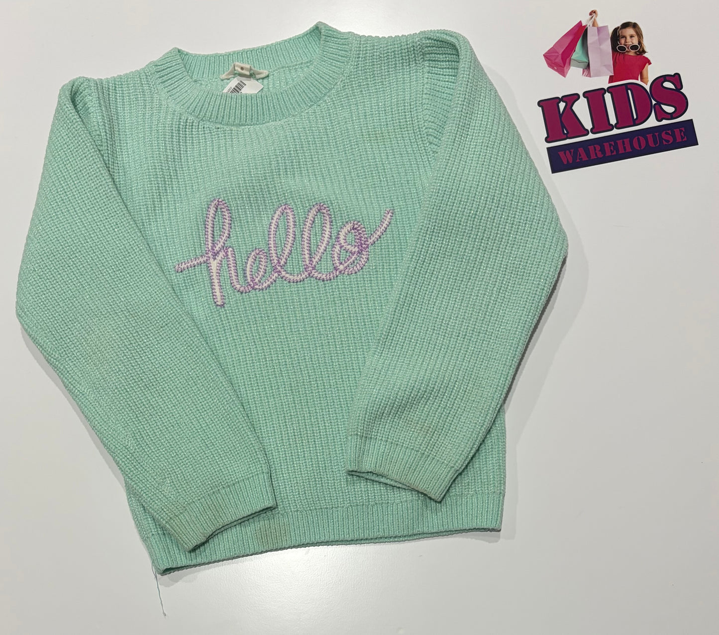 Milkshake Teal Knit Sweater Size 8