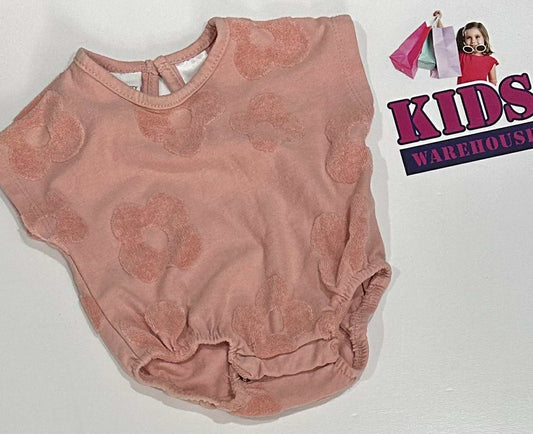 Premmie Baby Berry Pink Bodysuit Size 00000
