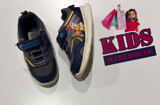 Paw Patrol Blue, Yellow, Character Print Runners Size 7 (Child)