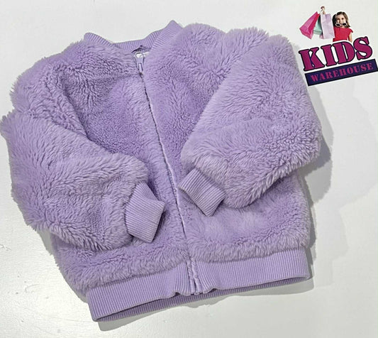 Target Purple Fluffy Jumper Size 4