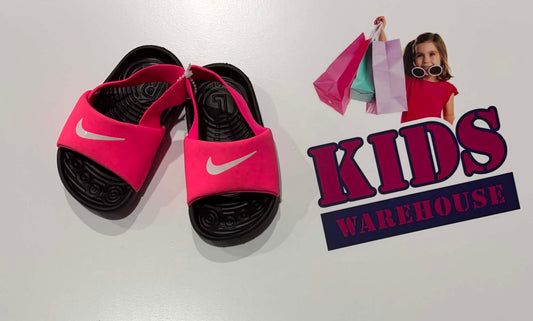 Nike Pink, Black Sandals Size US4/UK3.5 (Child/Toddler)