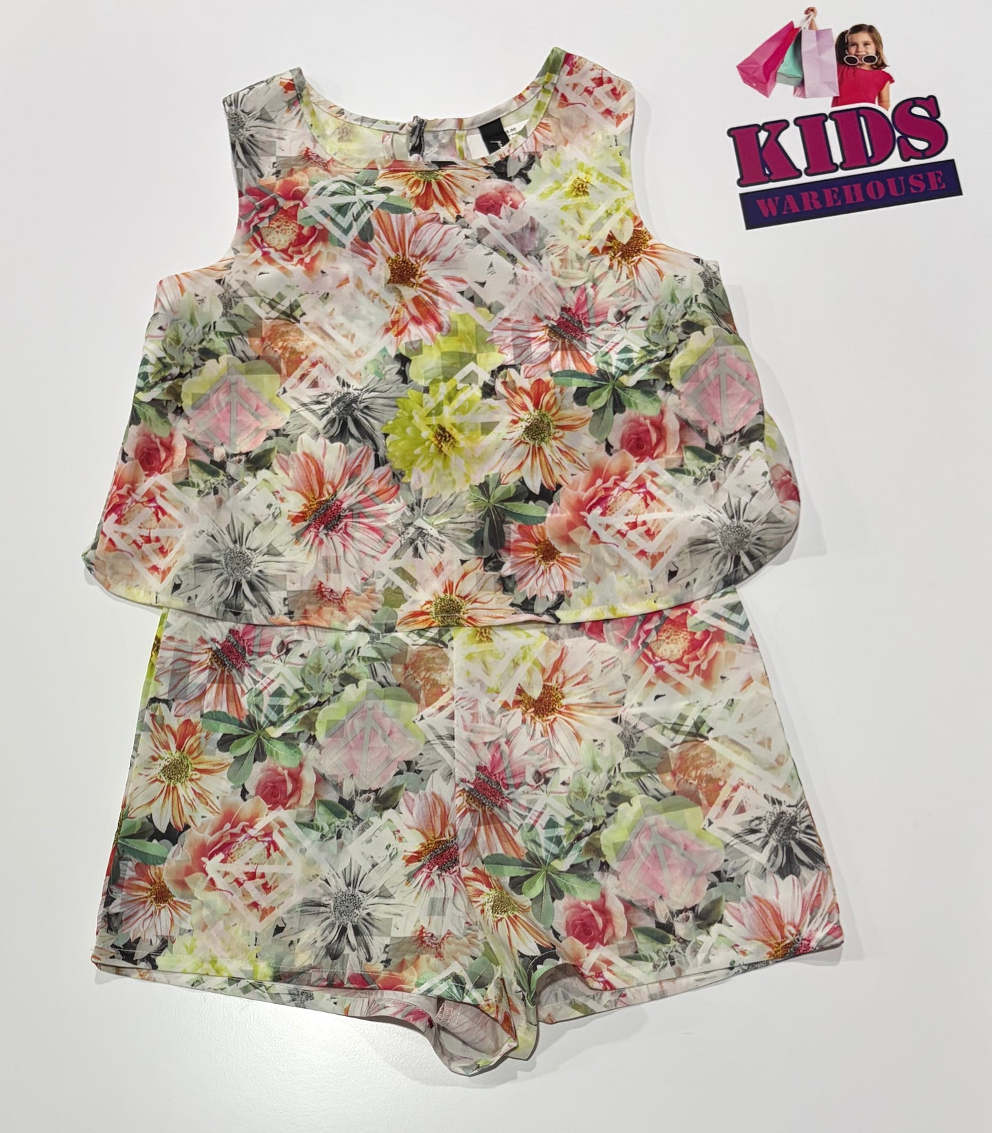 Peter Mowisey Floral Print Dress Size 8