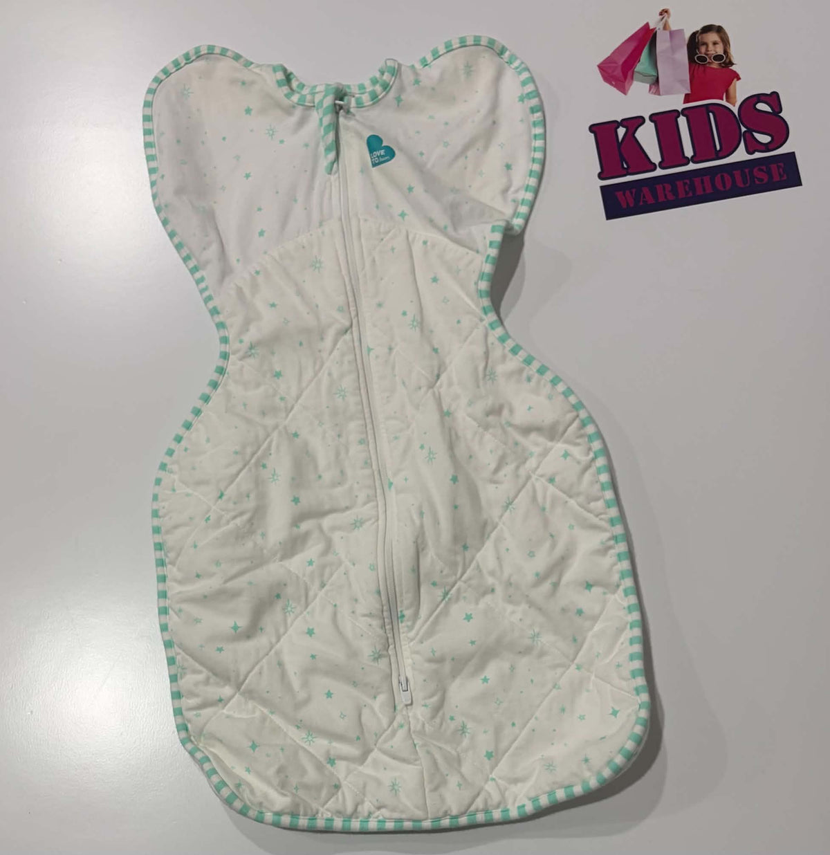 Love To Dream White, Blue Star Print Size Small TOG 2.5