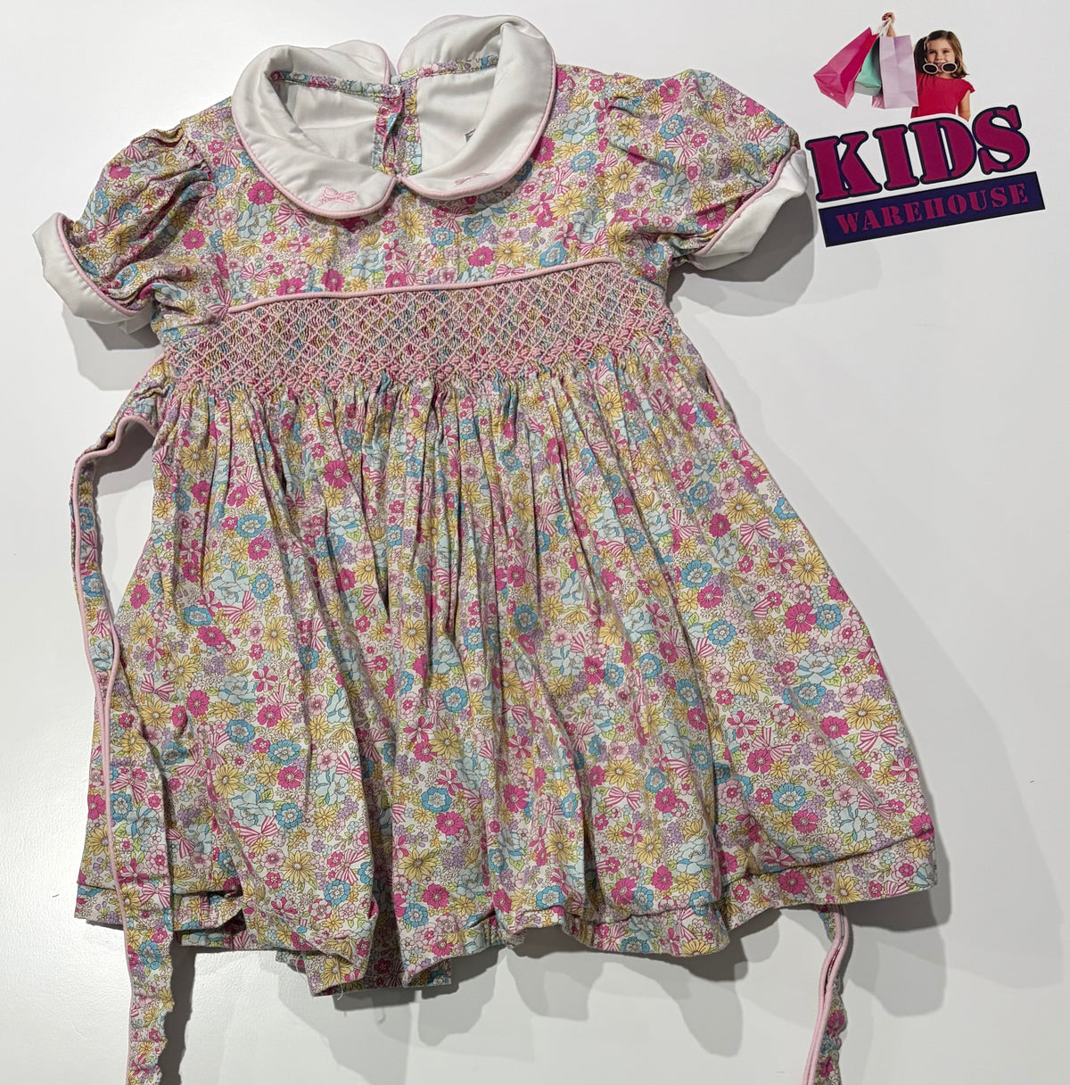Smox Rox White, Floral Print Dress Size 5