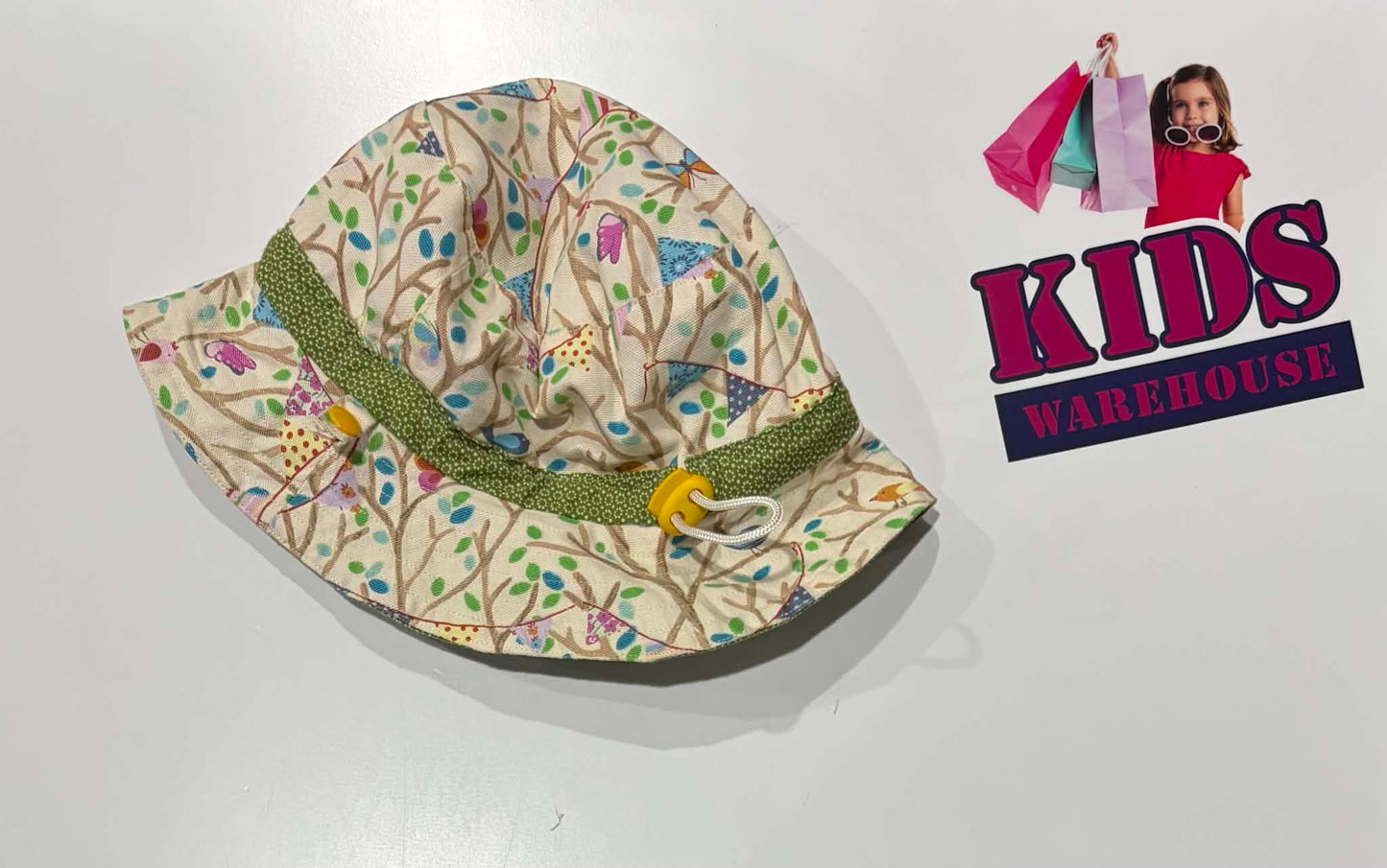 "Love The Look" By Amanda Green, White, Nature Print Bucket Hat (Toddler)