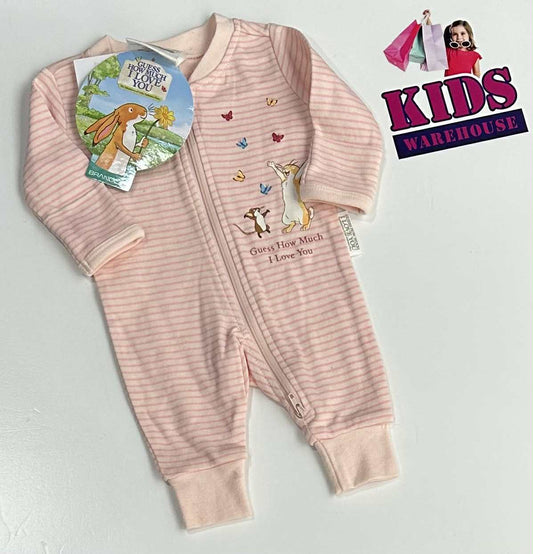New New Guess How Much I Love You Pink Jumpsuit Size 00000