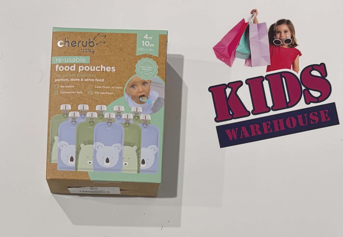 Not Used Cherub Baby 10 Pack Reusable Food Pouches
