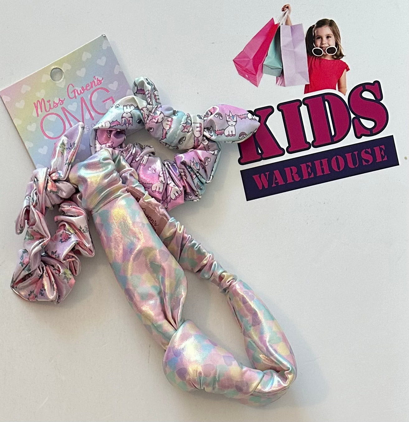 New Miss Gwen’s OMG Accessories Headband & 2 Scrunchies – Kids Warehouse AU