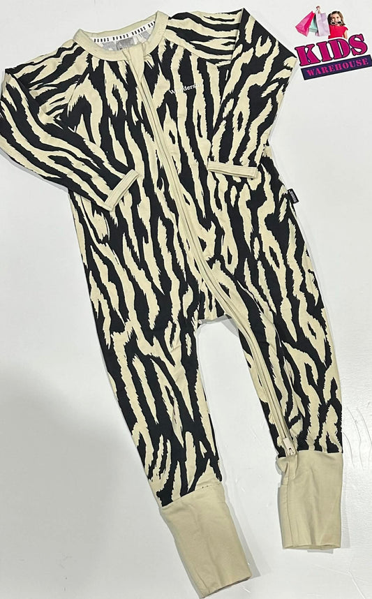 Bonds White & Black Jumpsuit Size 2