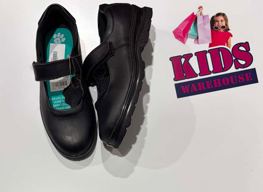 Not Used Crosby Black Velcro School Shoes Size 1 (Older Child)