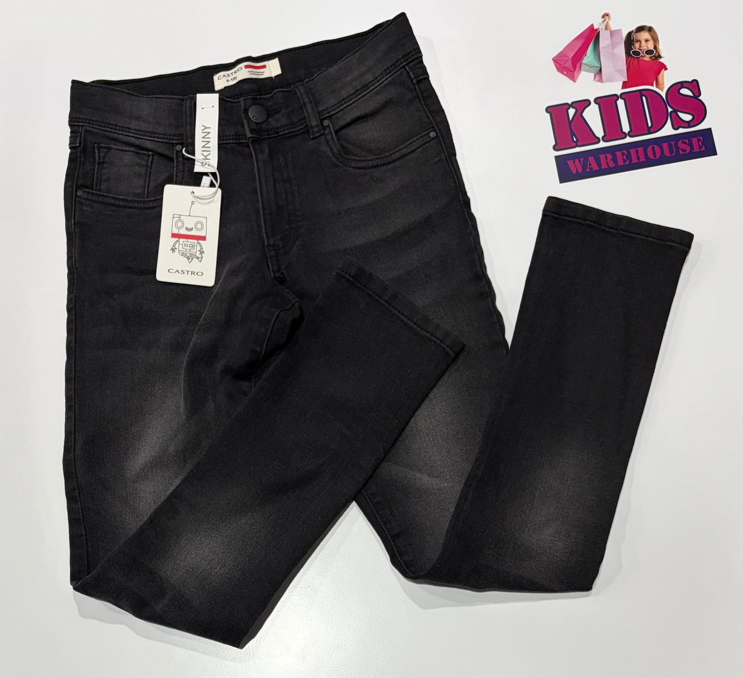 Not Used Castro Black Denim Jeans Size 9