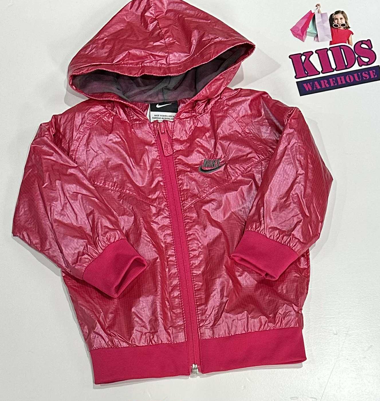 Nike Red & Pink Hoodie Size 0