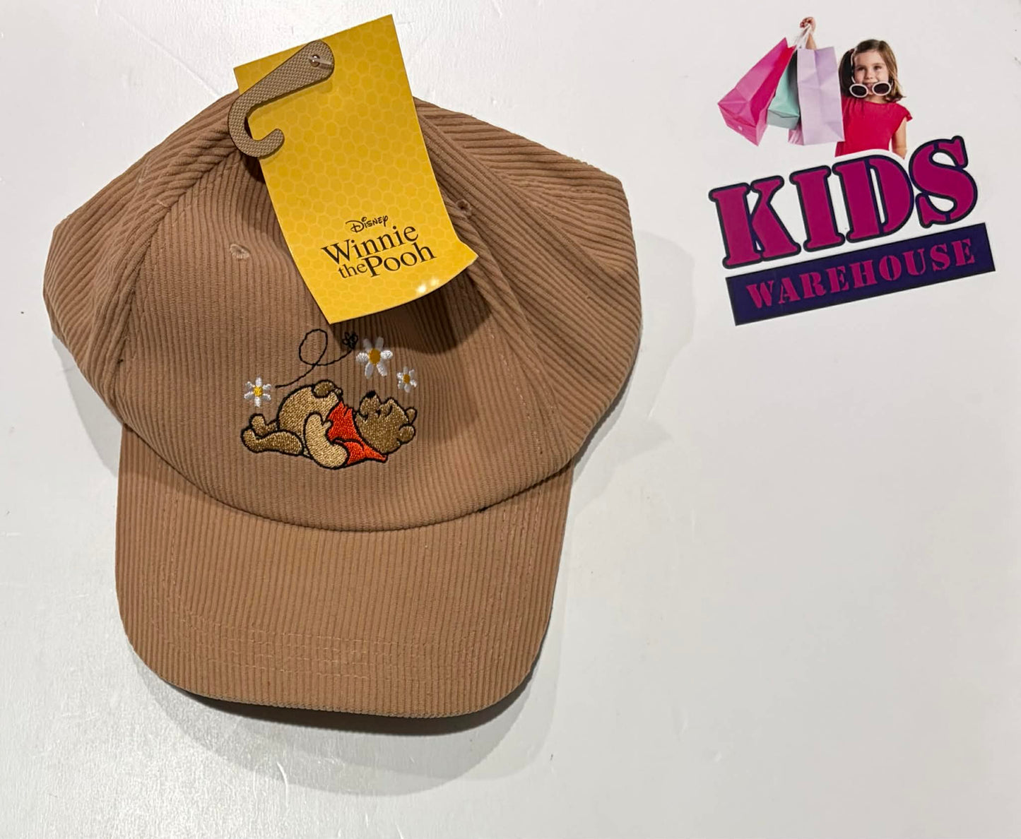 Not Used Disney Winnie The Pooh Brown , Character Print Cap (Older Child)