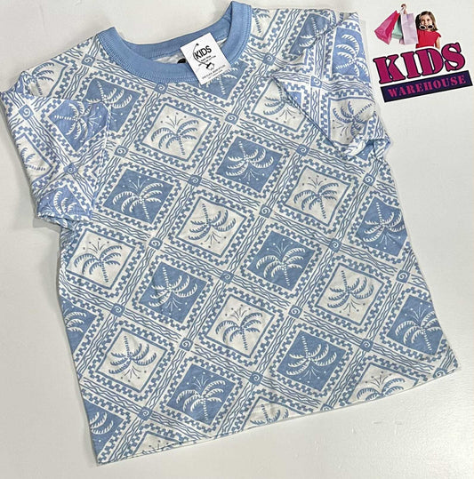 New Cotton On Blue & White Top Size 6