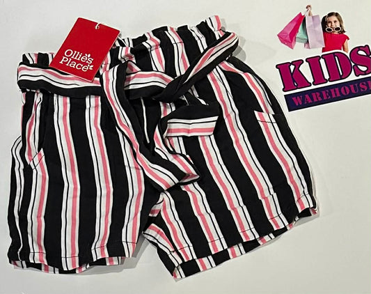 New Ollies Place Black & Pink Shorts Size 3 (RRP $27.99)