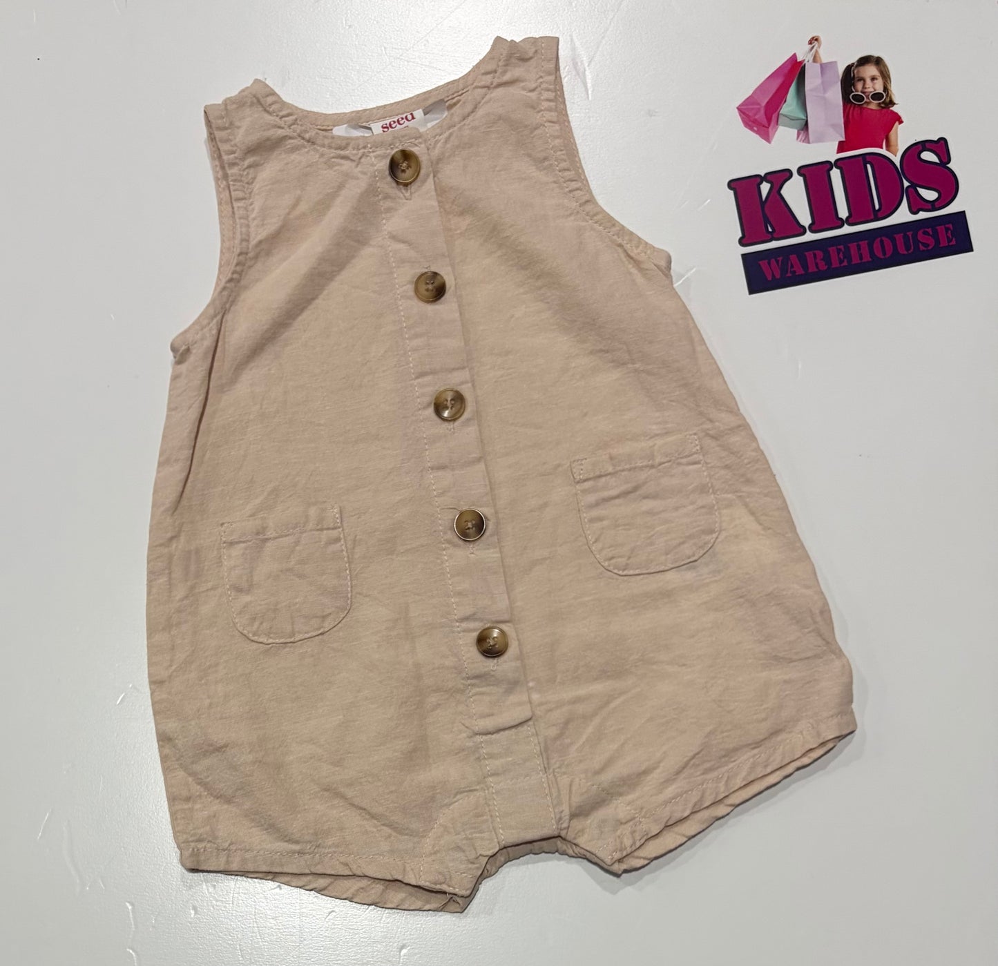 Seed Heritage Tan Jumpsuit Size 00