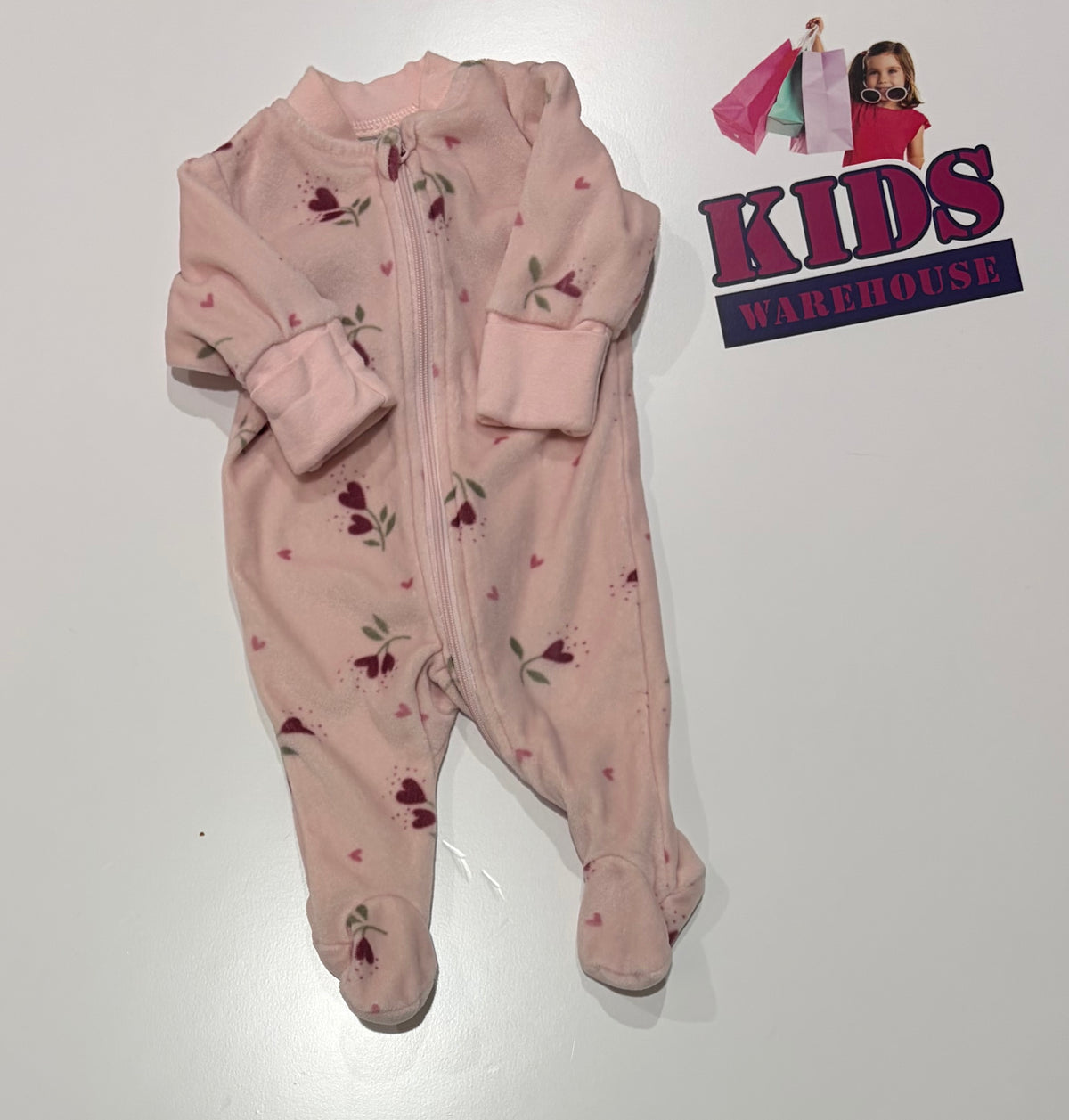 Baby Berry Ponk, Flower Print Jumpsuit Size 00000
