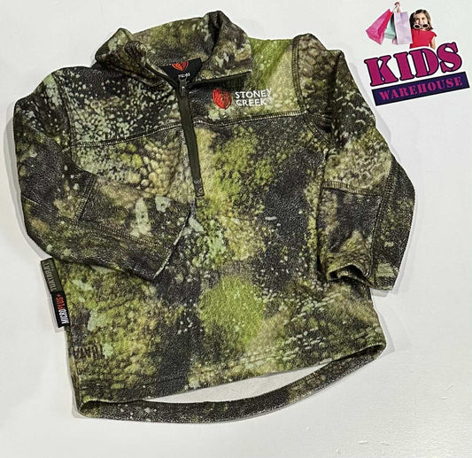 Stoney Creek Kids 02 Green Camouflage Jumper Size 2