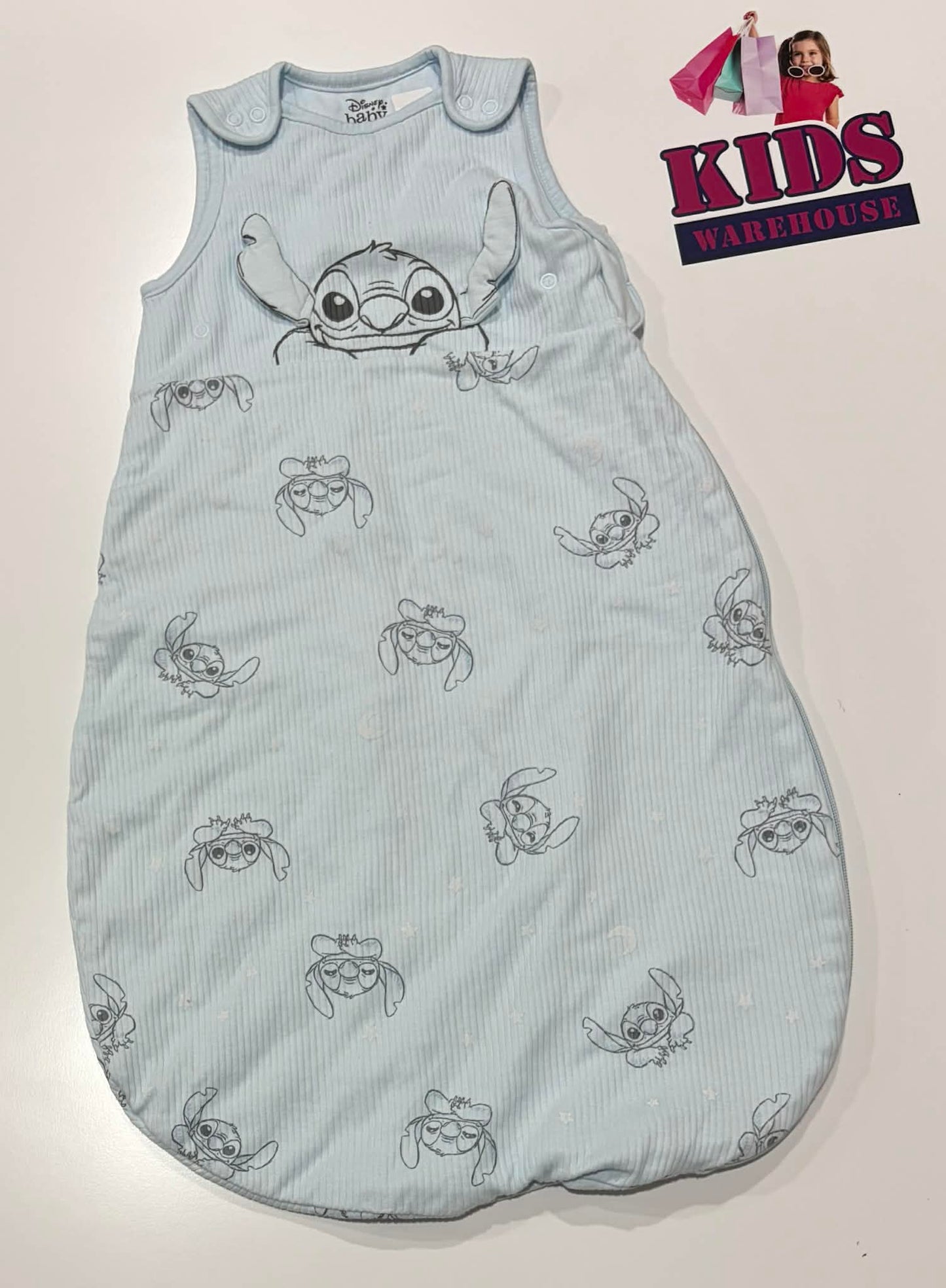 Disney Baby Blue Stitch Size 0-6 Months TOG 2