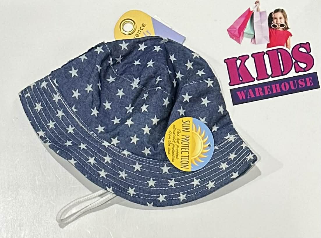 Essence Kids Blue, Star Print Bucket Hat (Child)