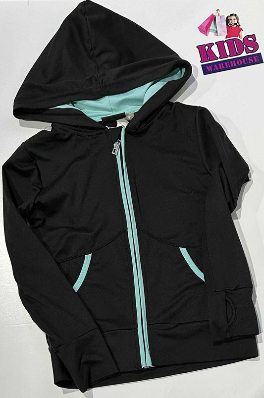 Crane Black & Blue Hoodie Size 7