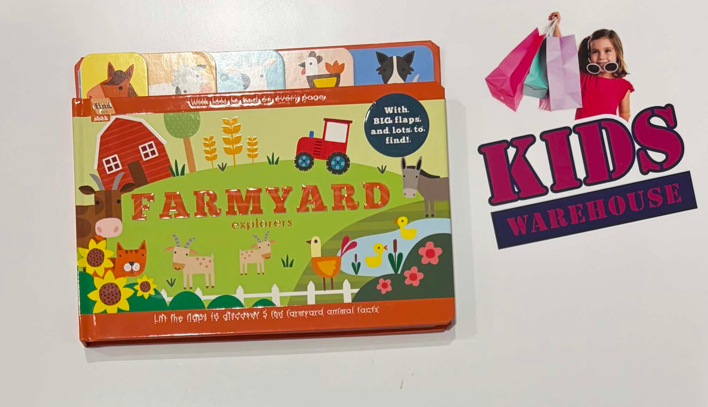 Farmyard Explorers A Lift-The-Flap Book (Boardbook)