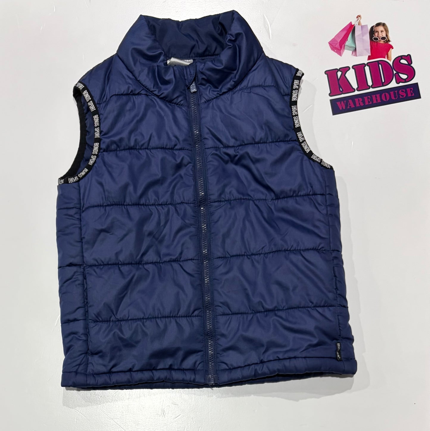 Bonds Navy Blue Puffer Vest Size 4