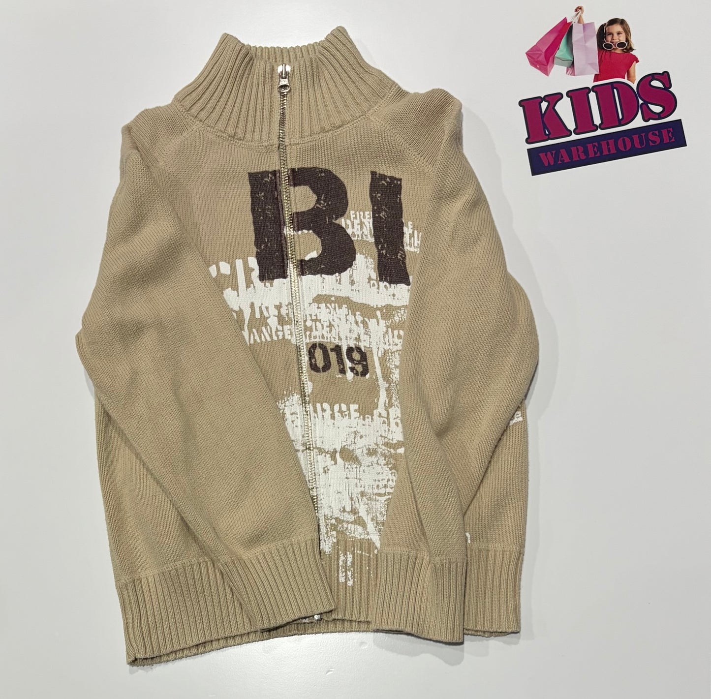 Brooklyn Industries Cream Turtle Neck Sweater Size 8