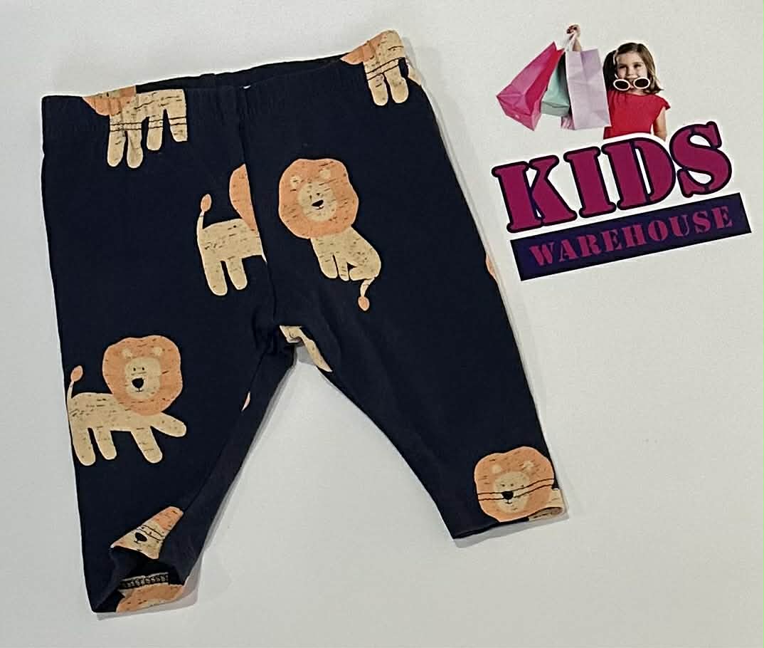 Target Dark Blue Pants With Lion Pattern Size 0000