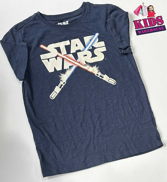 Star Wats Dark Blue Top Size 10