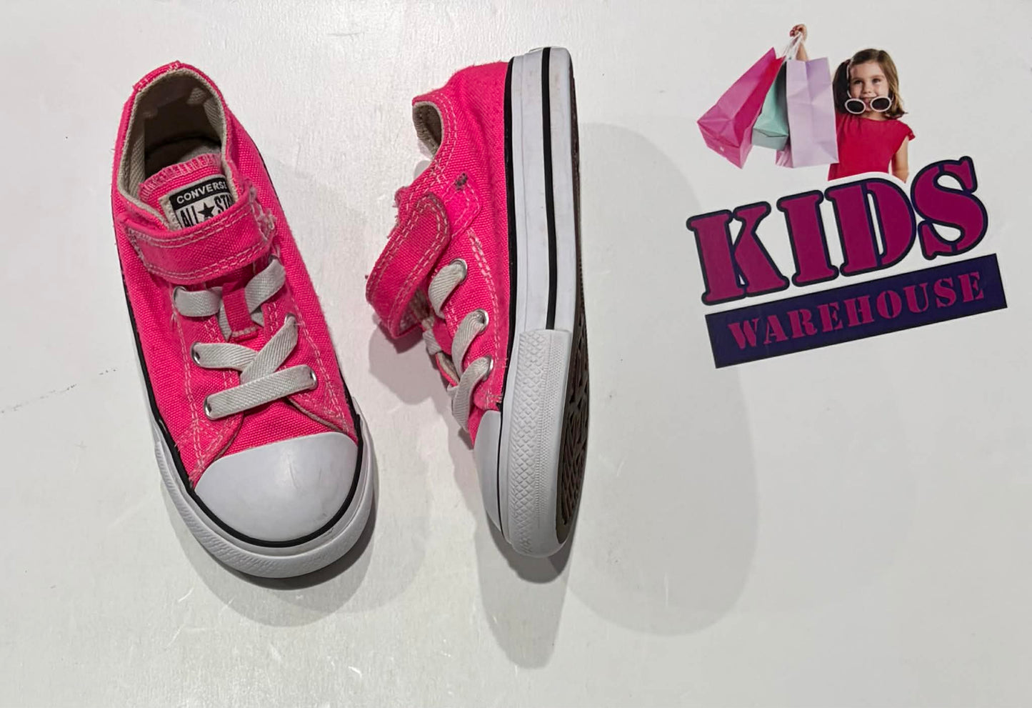 Converse Pink Runners Size 8 (Child)