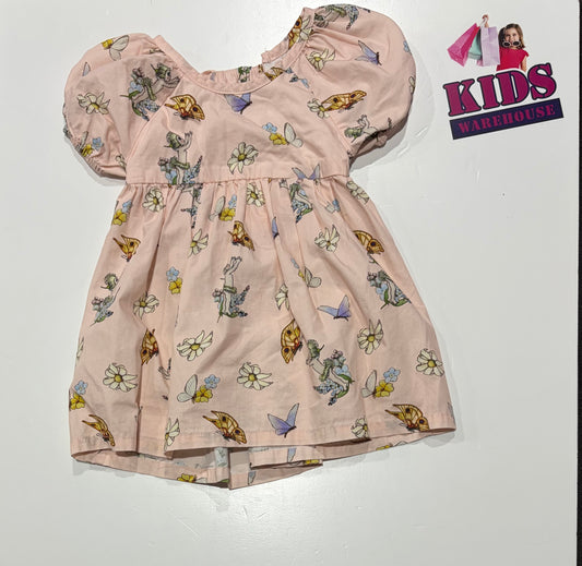 May Gibbs Pink, Characters Print Dress Size 1