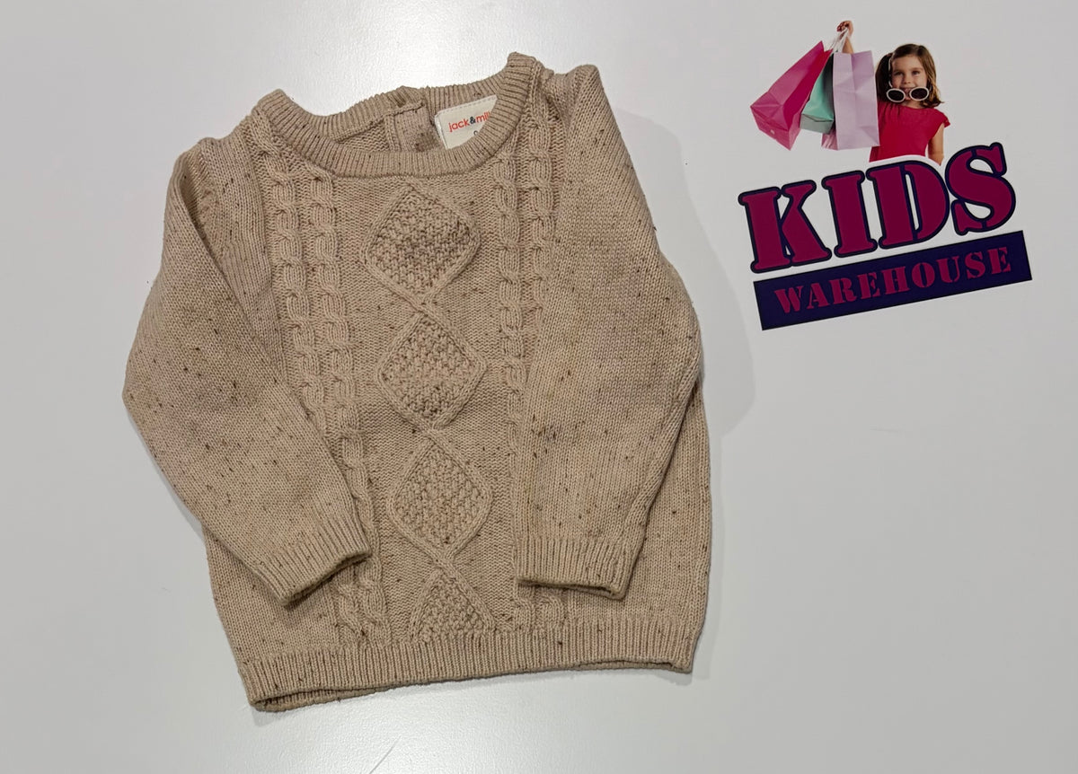 Jack & Milly Brown Knit Sweater Size 0