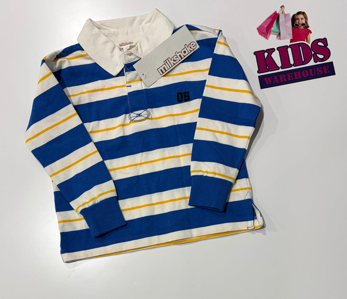 Not Used Milkshake Blue, White, Yellow Stripe Sweater Size 3