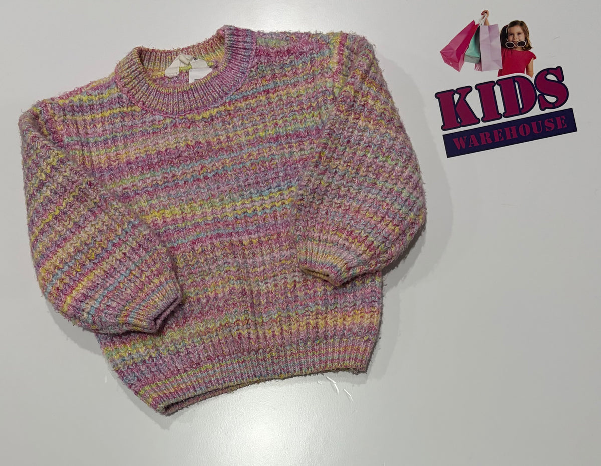 Milkshake Rainbow Knit Sweater Size 4