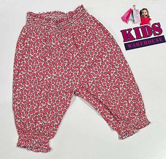 Seed Heritage Red Pants With Red Dot Pattern Size 00