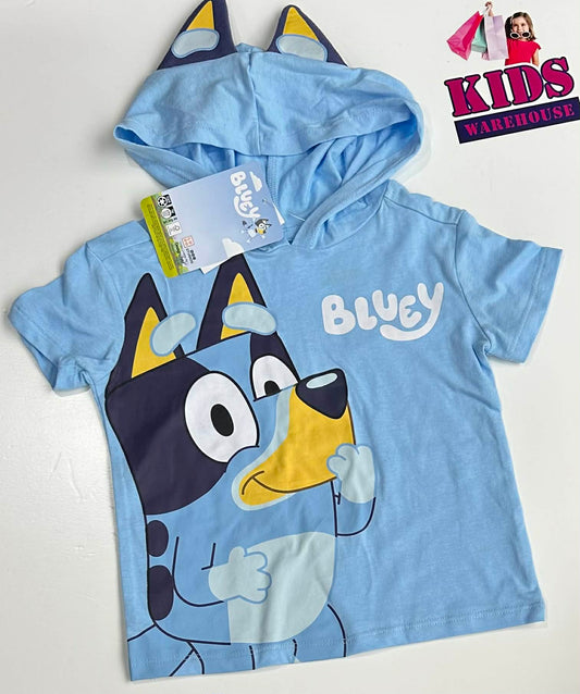 New Bluey Blue Hoodie Size 2 (RRP $15)