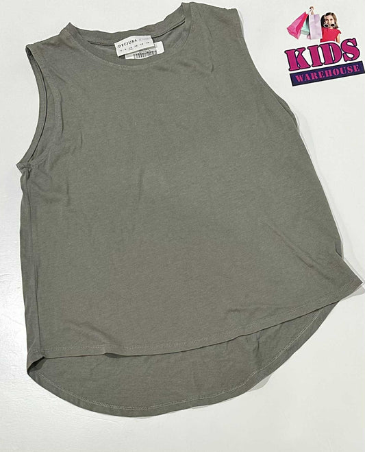Decjuba Kids Green Sleeveless Top Size 10
